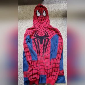 MARVEL Spider-Man embroidered full zip hoodie.